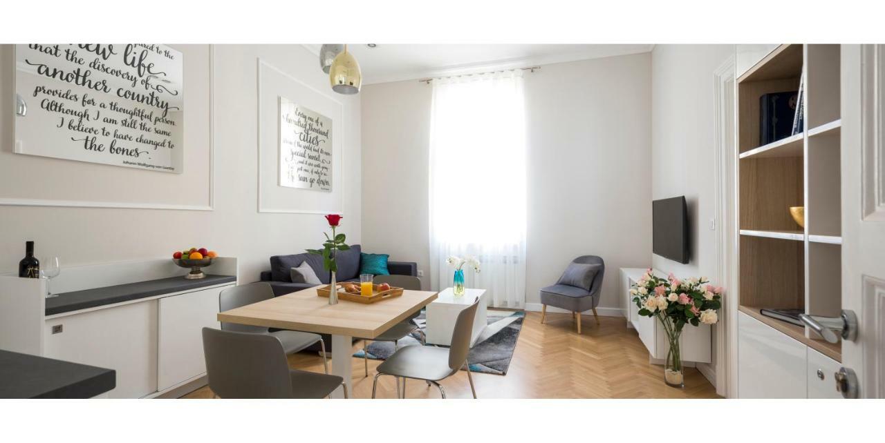 White Rose Apartment Zagreb Buitenkant foto
